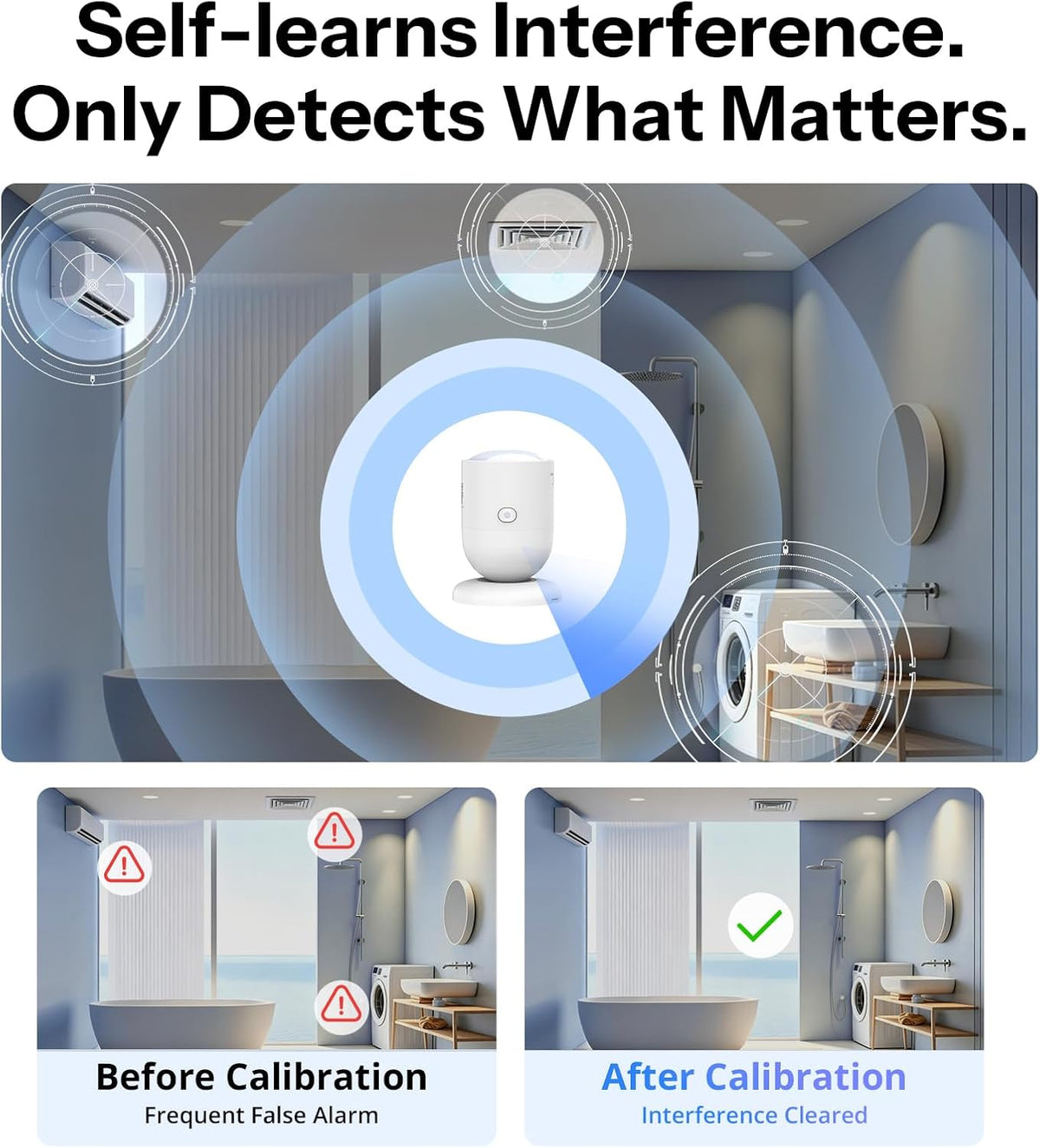 SONOFF SNZB-06P24 Zigbee Presence Sensor, 24GHz mmWave & Light Sensor, Zone Positioning, Self-Learning Calibration, Ceiling Mount, Works with Home Assistant, Alexa, SmartThings, Hub Required