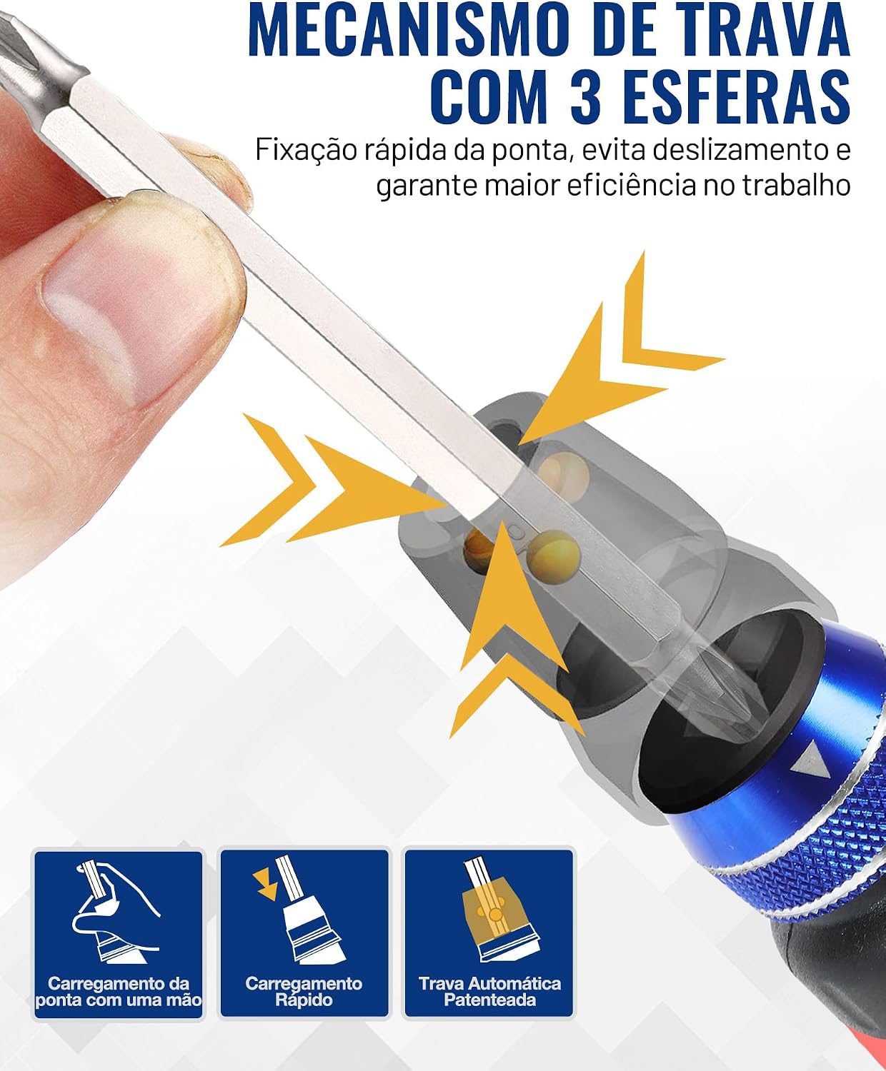 WORKPRO 12-in-1 Ratcheting Multi-Bit Screwdriver Set | Quick-load Mechanism Screwdriver with Double End Bits in Handle