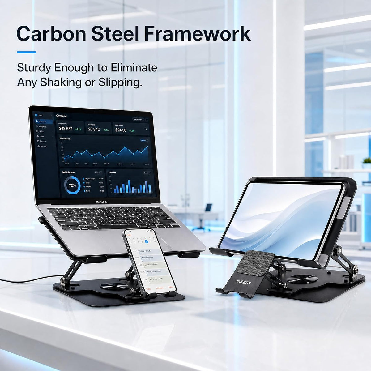 Laptop Cooling Pad with Detachable Fan & Cooler (USB A-C Port)