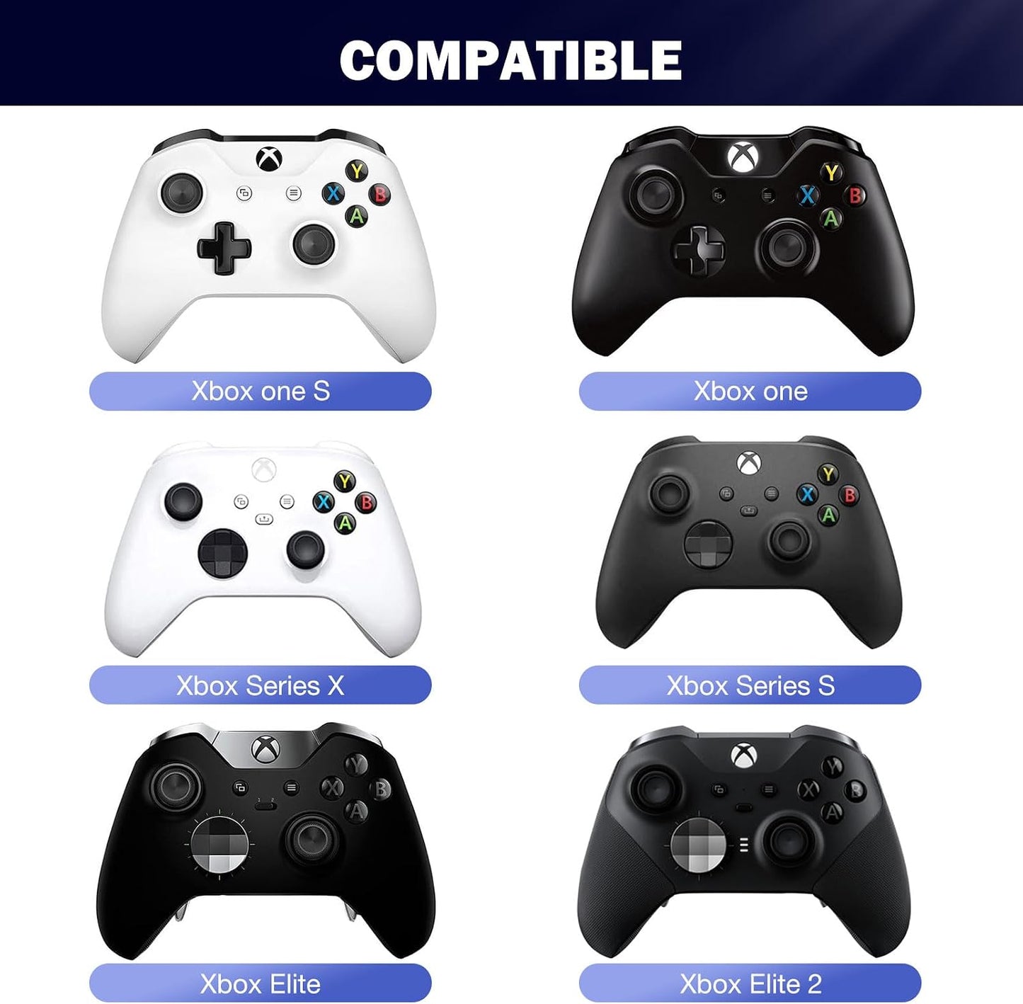 MoKo RGB Backlight Keyboard for Xbox One Controller | Wireless Chatpad with Headset & Audio Jack, Xbox Accessories fit Xbox One/One S/ Elite/2, Series X/S, 2.4G Receiver Included