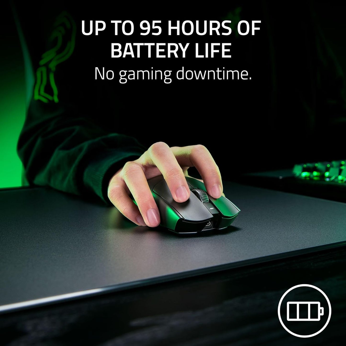 Razer Viper V3 Pro Wireless Esports Gaming Mouse, 54g Lightweight, Black | 35K DPI Optical Sensor, Gen3 Optical Switches, 8 Programmable Controls, 95 Hr Battery, 8000 Hz Polling Rate, for PC & Mac