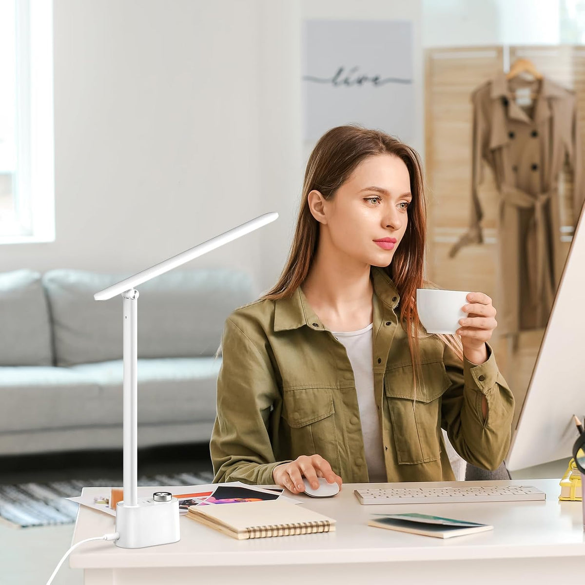 Honeywell H01 Pro Sunturalux Compact LED Desk Lamp Full Spectrum