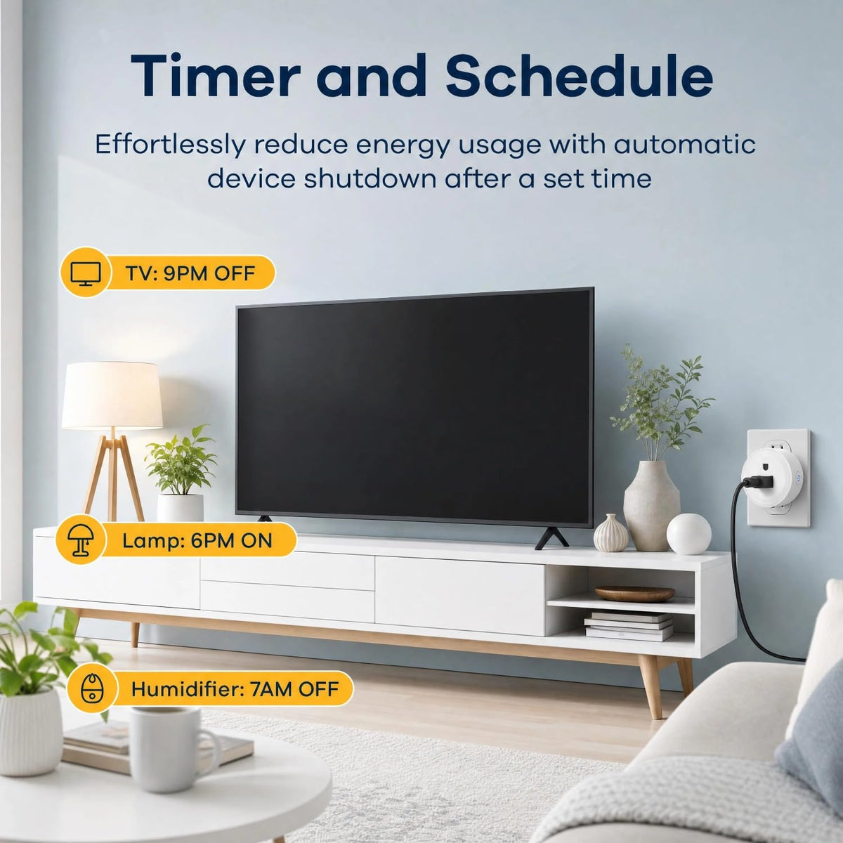 Matter Smart Plug , WiFi Outlet App Remote Control & Voice Control, 2 Pack