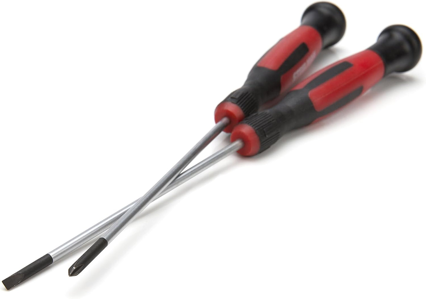STEELMAN Precision Steel Shaft 6-Piece Long Electronics Screwdriver Set, Variety of Slotted/Phillips Sizes, Swivel-Head, Magnetic Tips