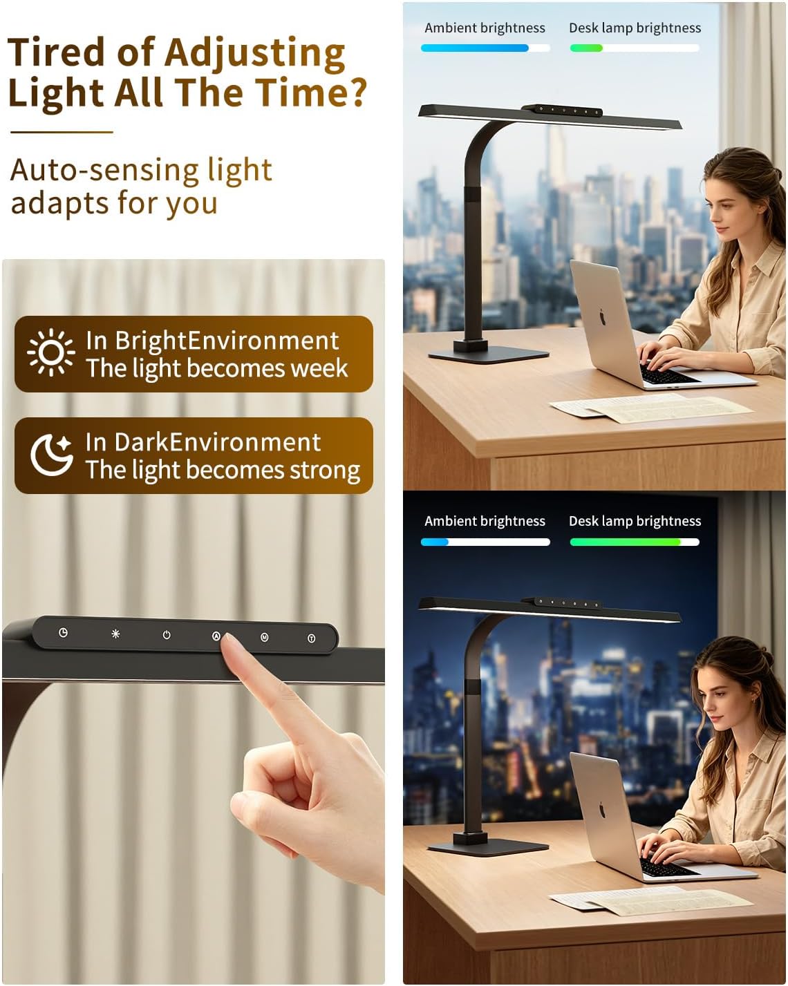 Professional Craft & Artist Lamp, 23.6" Wide LED Workspace Light