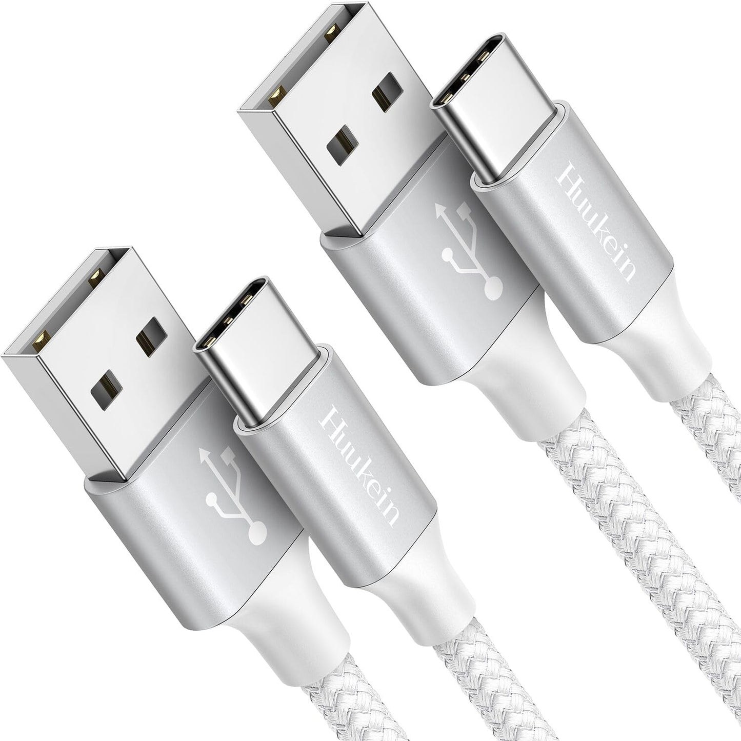 USB C Cable 15ft, Long USB A to USB C Fast Charging, USBC Charger Cord | Nylon Braided for iPhone 17 Air 16 15 Pro Max Plus, for Samsung Galaxy S21 Note 10