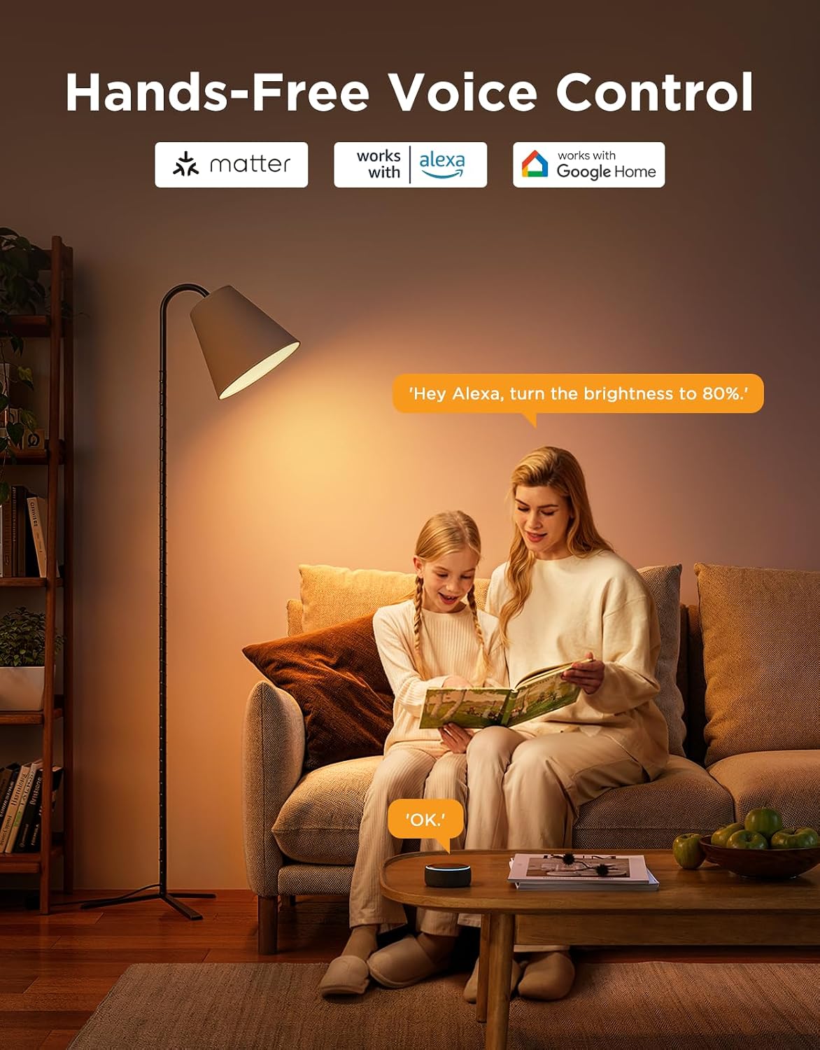 Govee BR30 Smart Light Bulbs 850 LM, RGBWW E26 Base 4 Pack