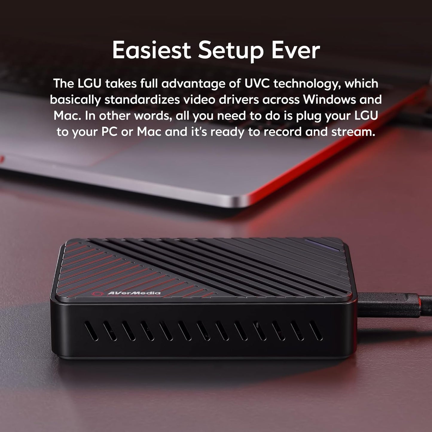AVerMedia Live Gamer Ultra GC553 – 4K60 HDR Pass-Through, 4K30 Capture, Low Latency for Xbox Series X/S, PS5, Switch, Windows 11/macOS 10.13
