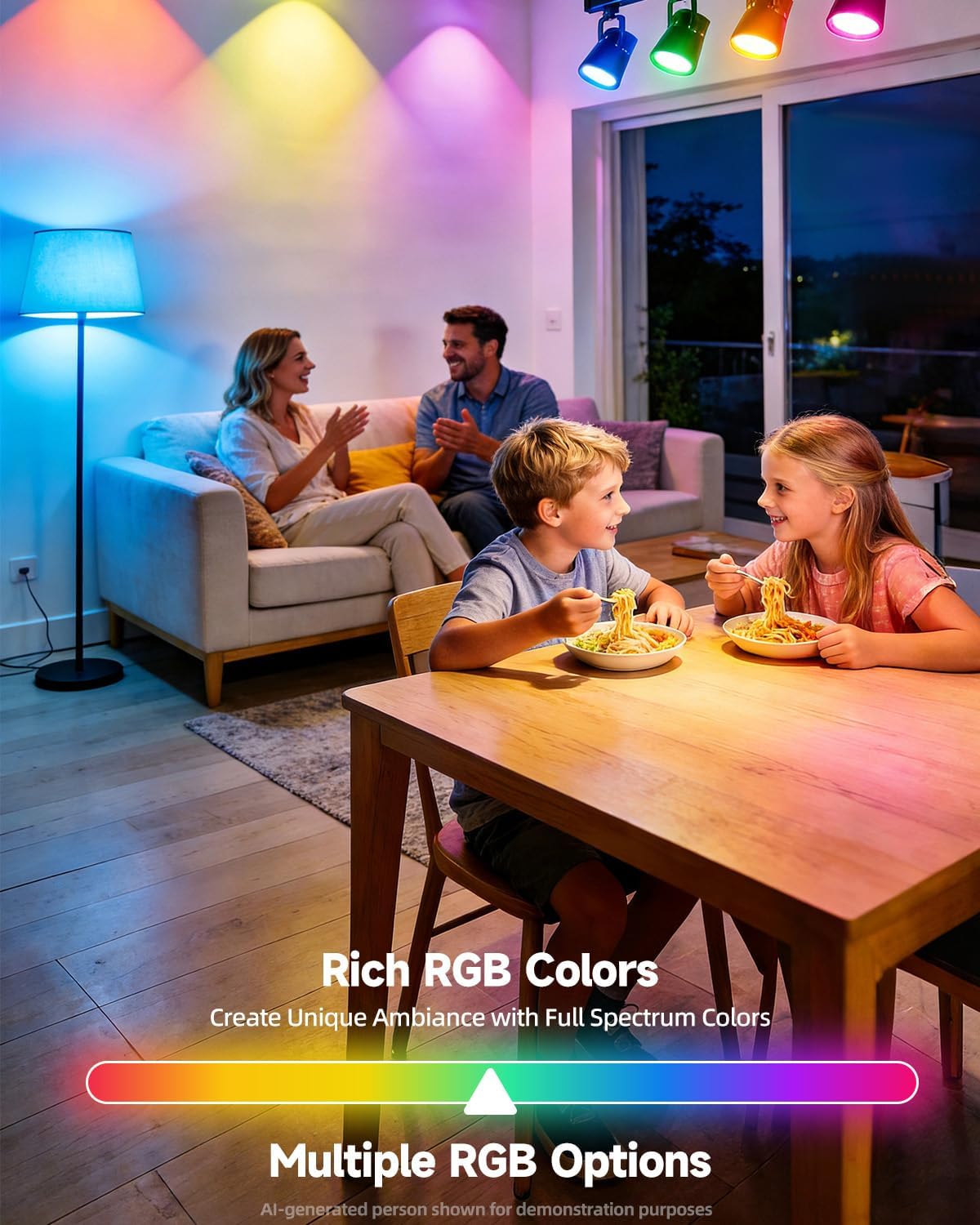 Color Changing MR11 LED Bulb 12V 3W Smart Bluetooth Bulb 2-Pack