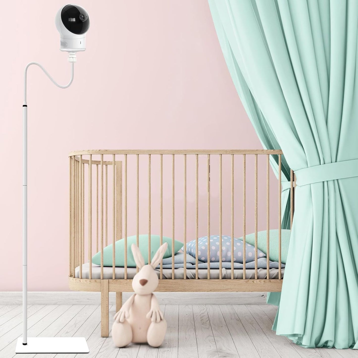 Baby Monitor Floor Stand Holder Mount Compactible for eufy E20,E21,E30, Indoor Cam S350,Spaceview E110, Spaceview pro E210,E220