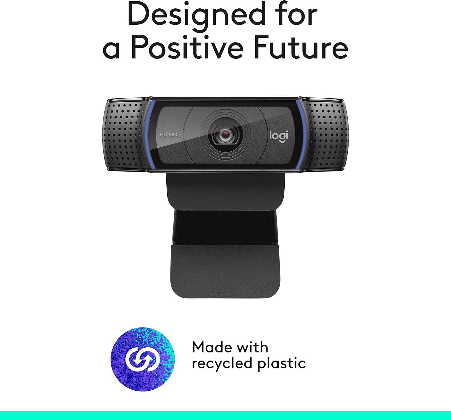 Logitech C920x HD Pro PC Webcam Full 1080p/30fps Video - Black | 30fps Video, Clear Audio, Light Correction, Works with Teams, Meet, Zoom, Nintendo Switch 2, Mac, Tablet