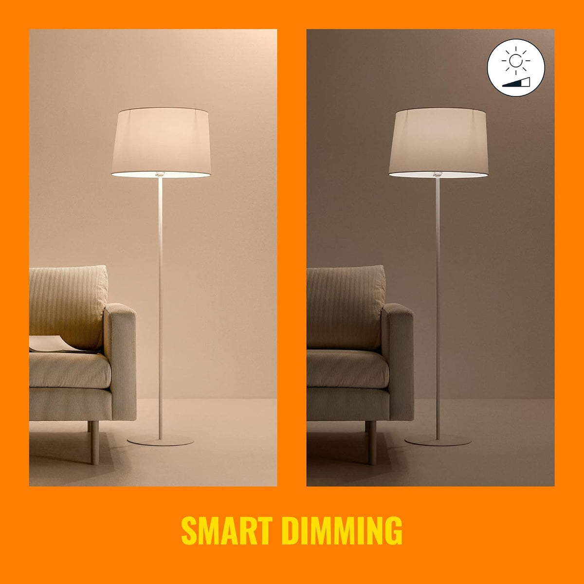 WiZ Clear 60W A19 Tunable White Filament LED Smart Bulb - Pack of 1 - E26- Indoor - Connects to Your Existing Wi-Fi - Control with Voice or App + Activate with Motion - Matter Compatible