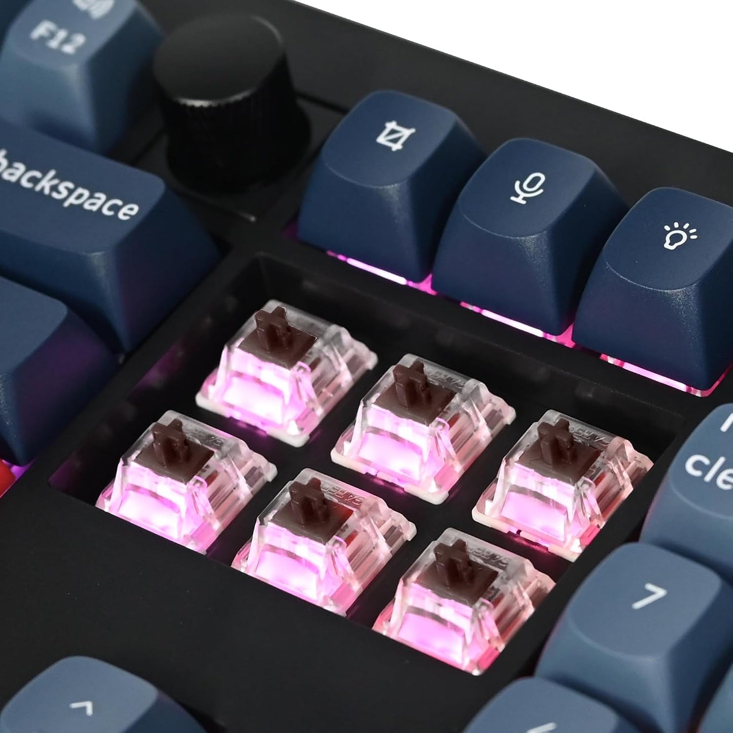 Keychron V6 Max Wireless QMK Mechanical Keyboard 2.4 GHz & Bluetooth | Full-Size Layout Custom with Hot-swappable Gateron Brown Switch RGB Backlight Compatible with Mac Windows Linux - Black