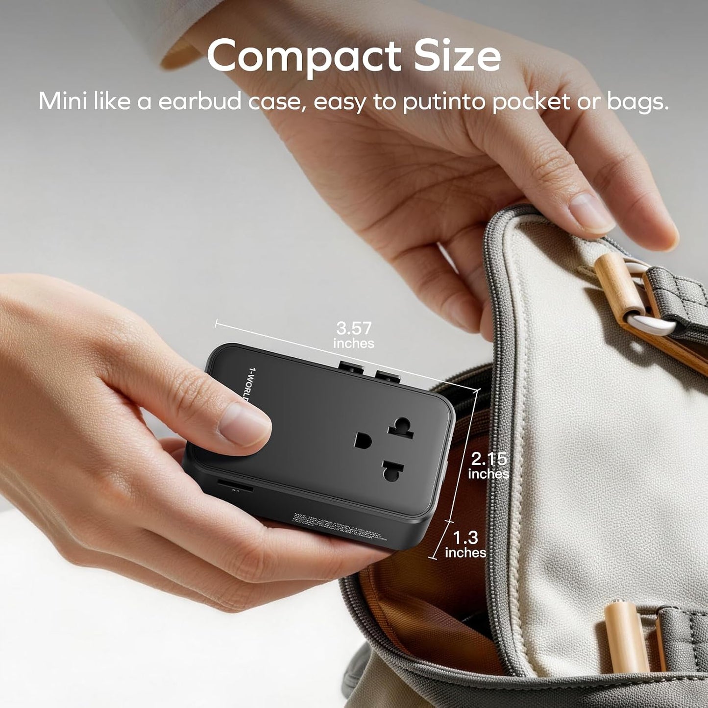 (2026 NEW) MOMAX Universal Travel Adapter, Ultra-Thin 70W GaN International Plug Adapter with 3 USB-C, 1 USB-A and AC Outlet, Works in 200+ Countries, Not a Voltage Converter, for International Travel