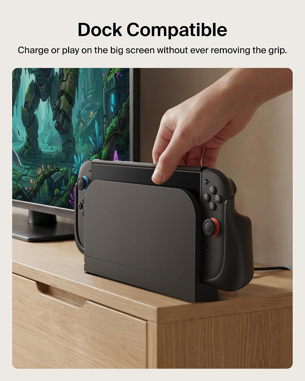 Belkin Nintendo Switch 2 Grip Charging Case with 10000mAh Power Bank 30W | Magnetically Attachable Custom 10000mAh Power Bank with Ergonomic Nonslip Grip, Quick Release, Dockable, Built-in Kickstand