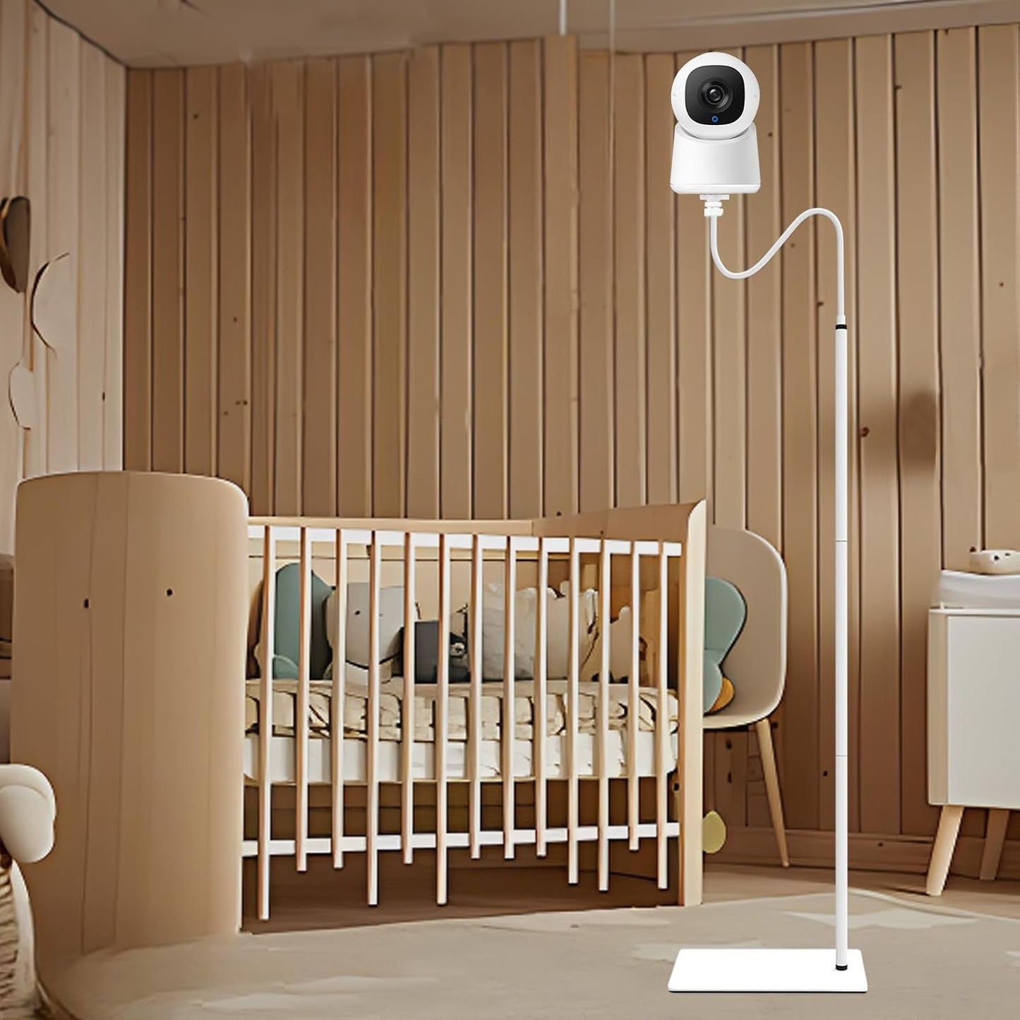 Baby Monitor Floor Stand Holder Mount Compactible for eufy E20,E21,E30, Indoor Cam S350,Spaceview E110, Spaceview pro E210,E220