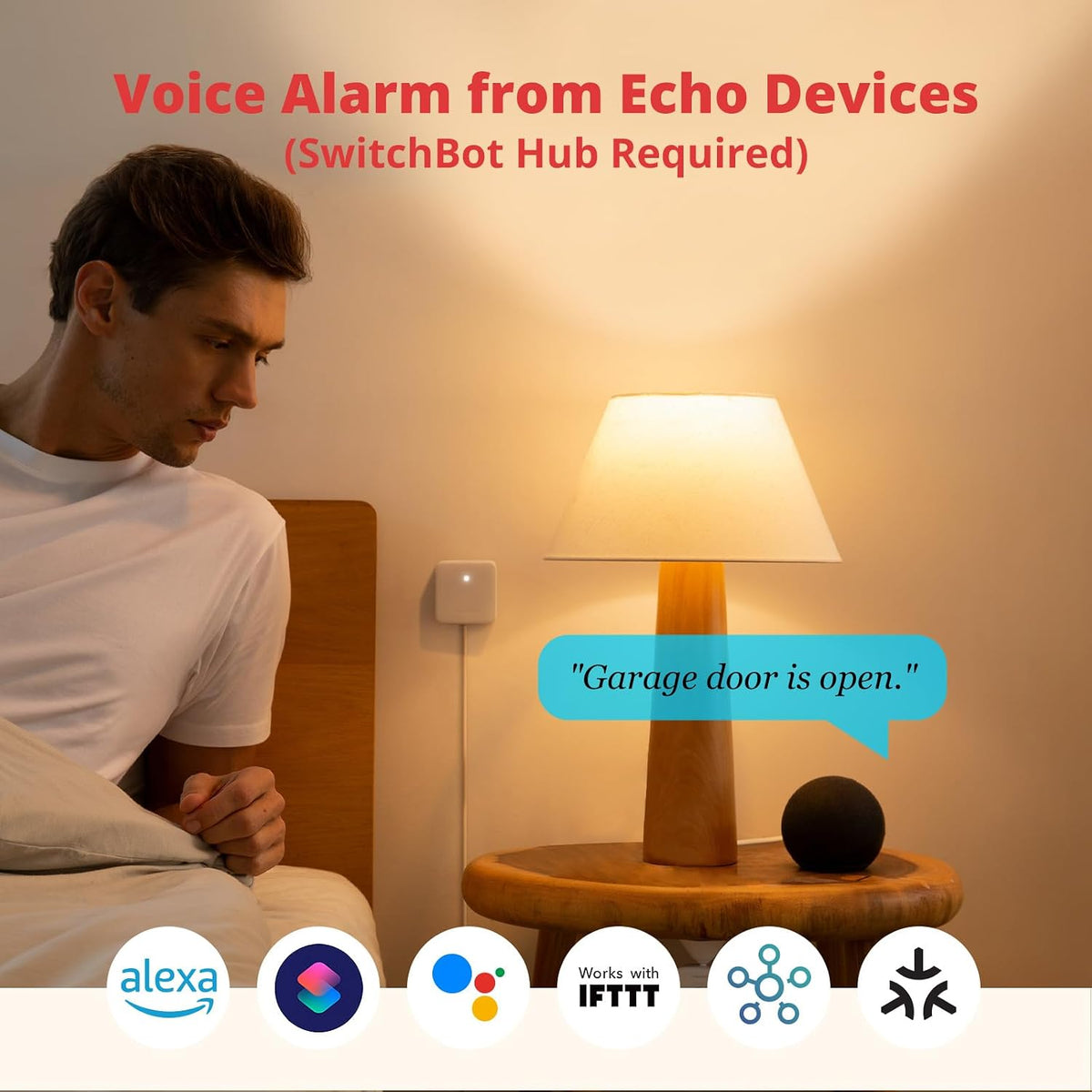 SwitchBot Door Alarm Contact Sensor - Smart Home Security Wireless Window Alarm and Door Sensor, Add SwitchBot Hub to Make it Compatible with Alexa