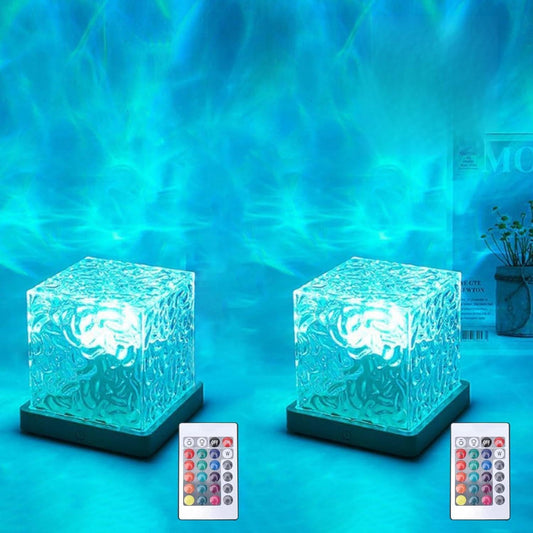 2 Pack Ocean Wave Projector Light,Shower Lamp Ambient Lighting