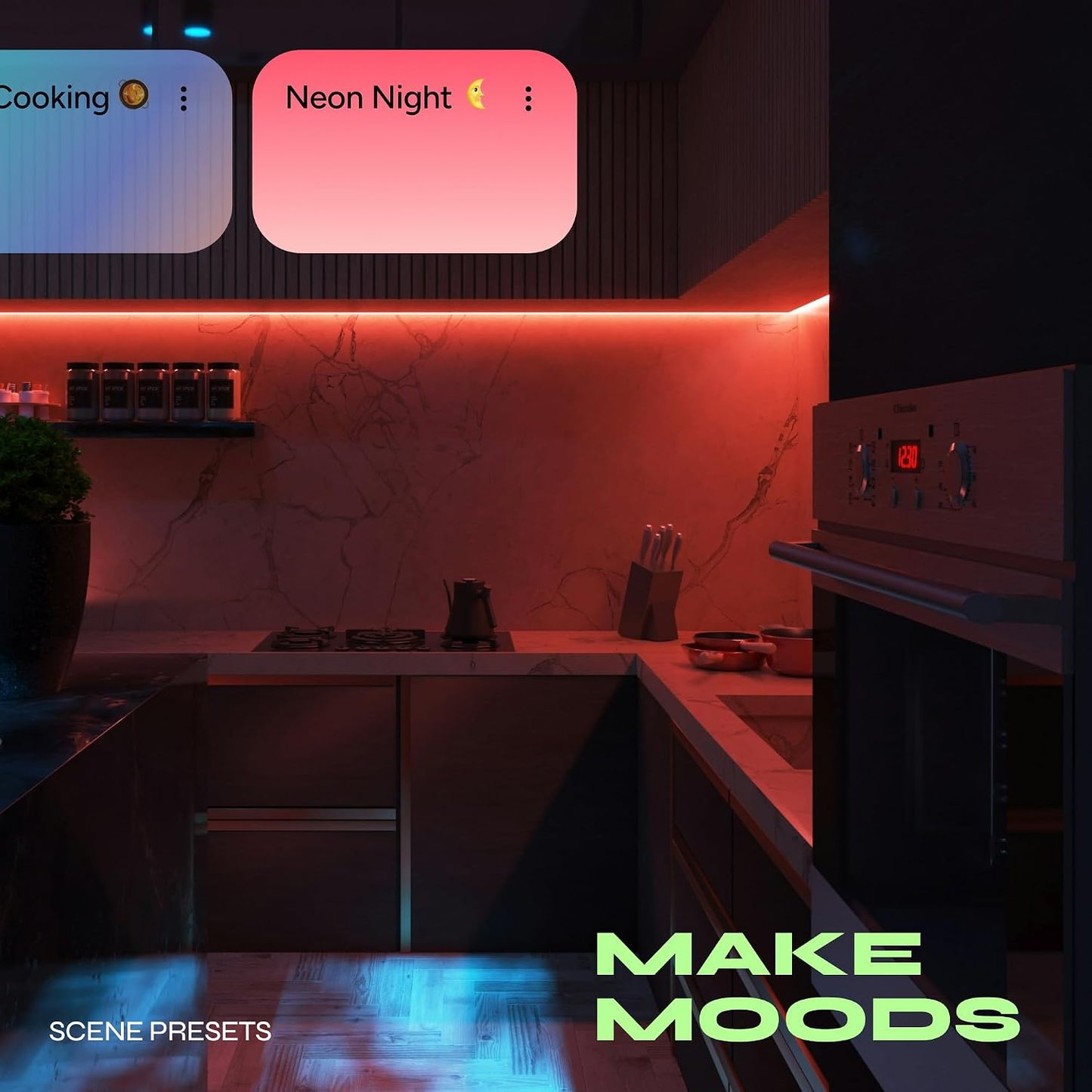 LIFX Smart LED Light Strip - RGB + Tunable White, Matter, Alexa - 20ft | Apple Homekit WiFi 2.4GHz only. Tunable white 1500K-9000K, Dimmable Multicolor 24 zones, Cut or Extend For bedrooms, gaming