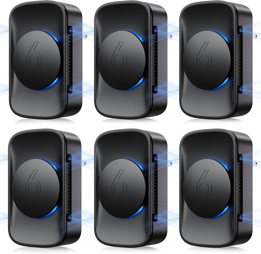 iDiskk 6 Pack Plug-in Negative Ion Air Purifier, air Ionizer for Odor Smoke
