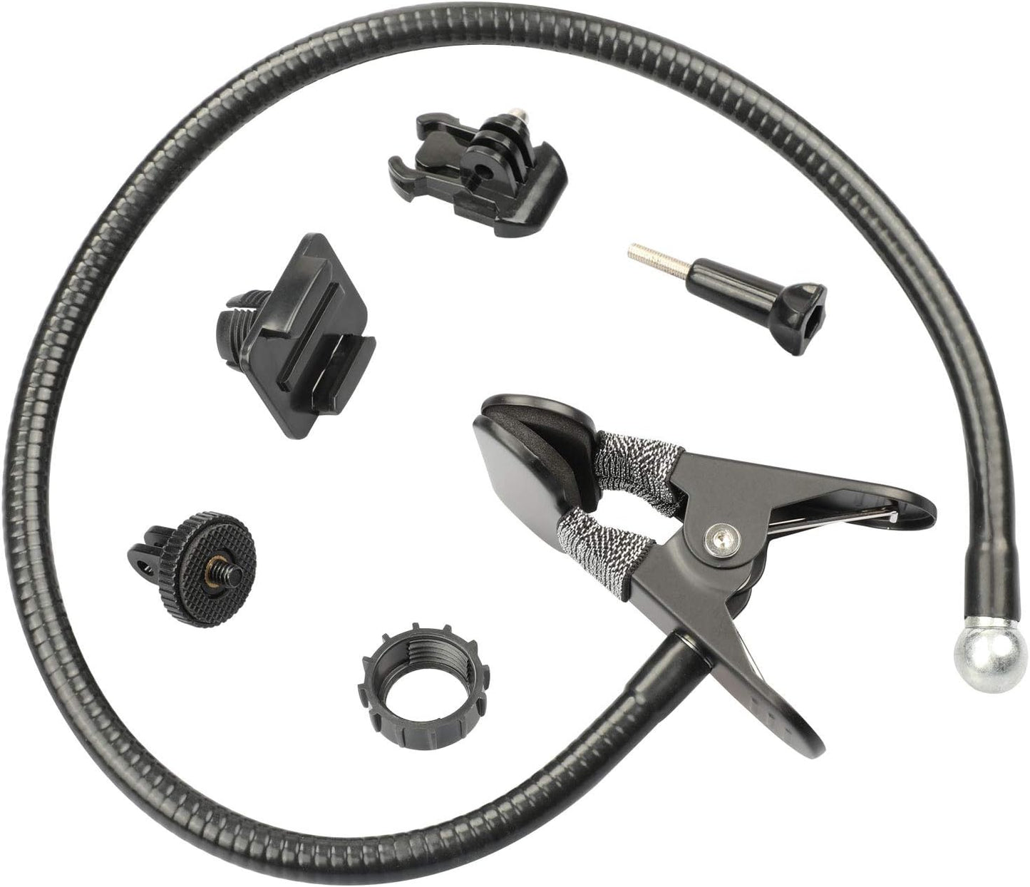Pipishell 25 Inch Webcam Stand, Flexible Desk Mount Clamp Gooseneck Stand for Logitech Webcam C960 C930e C930 C920 C920S C922x C922 Brio 4K C925e C615 and Other Devices with 1/4" Thread-PIWS01