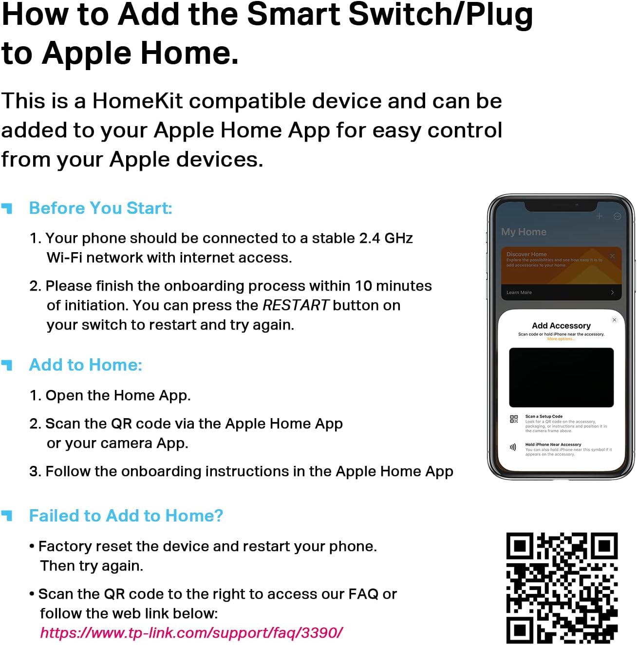 TP-Link Tapo Apple HomeKit Smart Plug Mini, Compact Design, 15A/1800W Max, Super Easy Setup, Works with Siri, Alexa & Google Home, UL Certified, 2.4G Wi-Fi Only, White, Tapo P125(4-Pack)