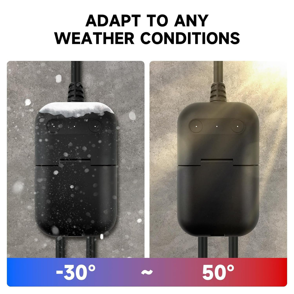 EP Outdoor Smart Plug, WiFi Plug with 2 Individually Sockets, Black