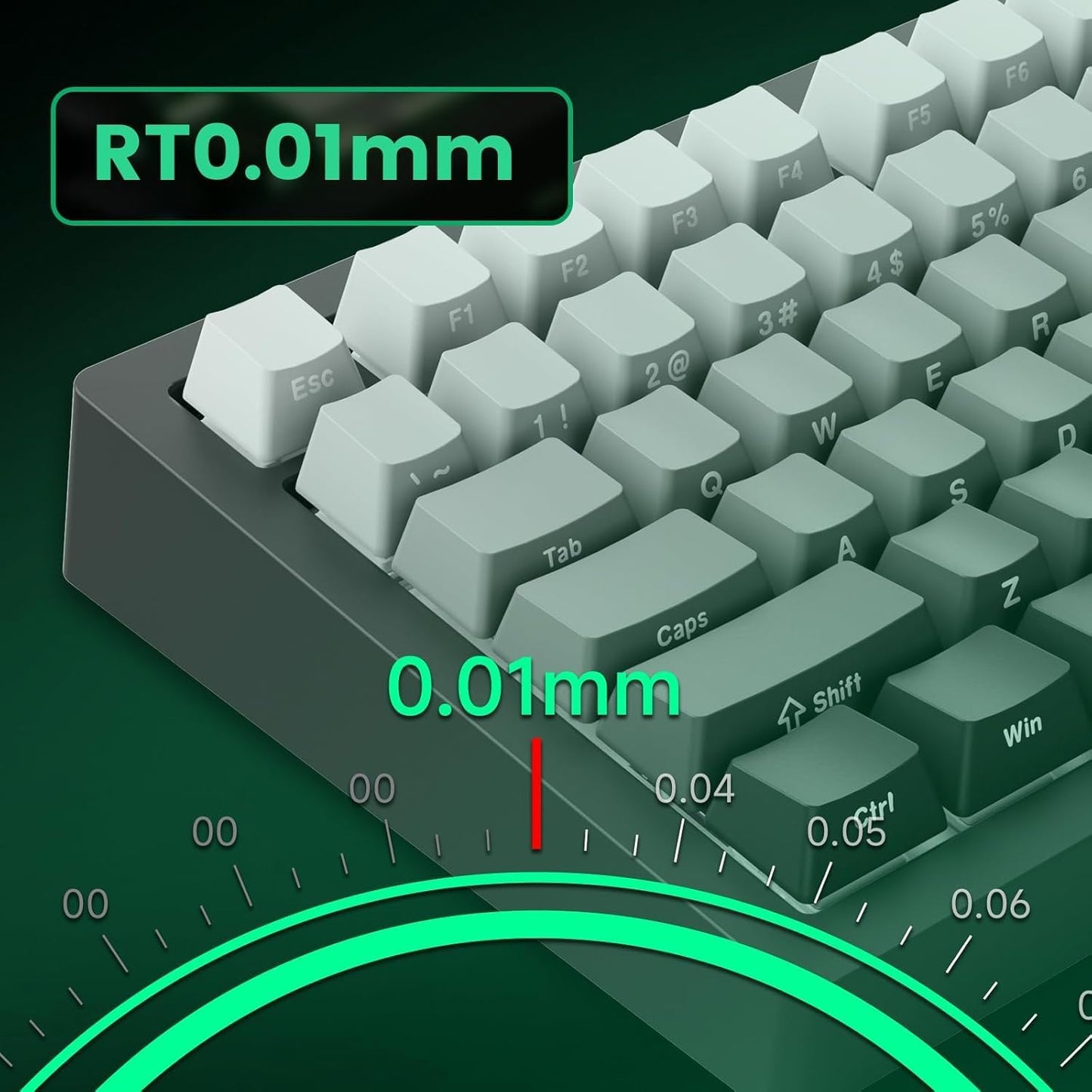 MONSGEEK M1 V5 TMR Rapid Trigger 32k Scanning Rate Gaming Keyboard Quick Release Aluminum Mechanical Keyboard SP Gradient AstroAim Magnetic Switch
