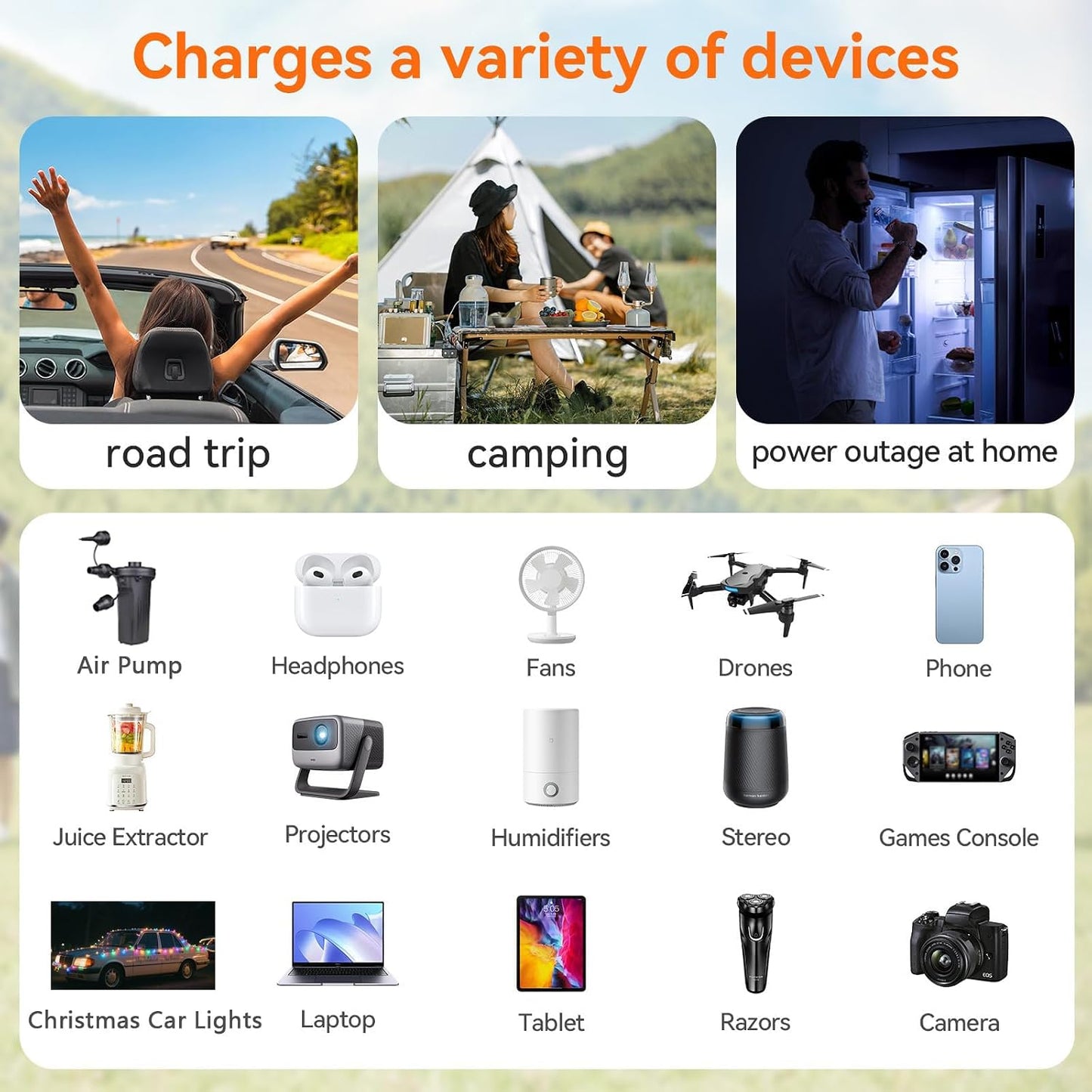 ALLWEI 300W Car Power Inverter 12V DC to 110V AC Car Inverter-Black | with 27W PD USB-C&18W USB-A Fast Charging, Car Charger Cigarette Adapter for Phone, Laptop and Small Devices on Road Trip