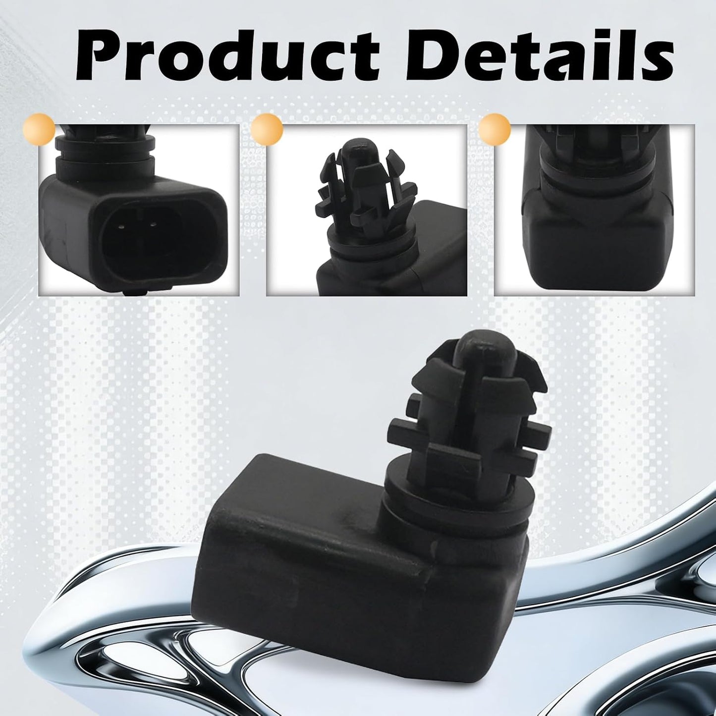 Ambient Air Temperature Sensor Compatible with Sierra 3500 ATS CTS Camaro Cobalt 2003-2006 Replaces # 25775833