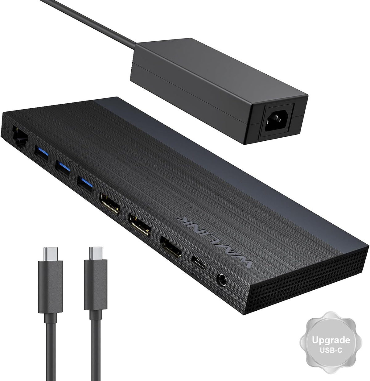 Laptop Docking Station,WAVLINK Triple monitors dock,Dual DisplayPort,HDMI