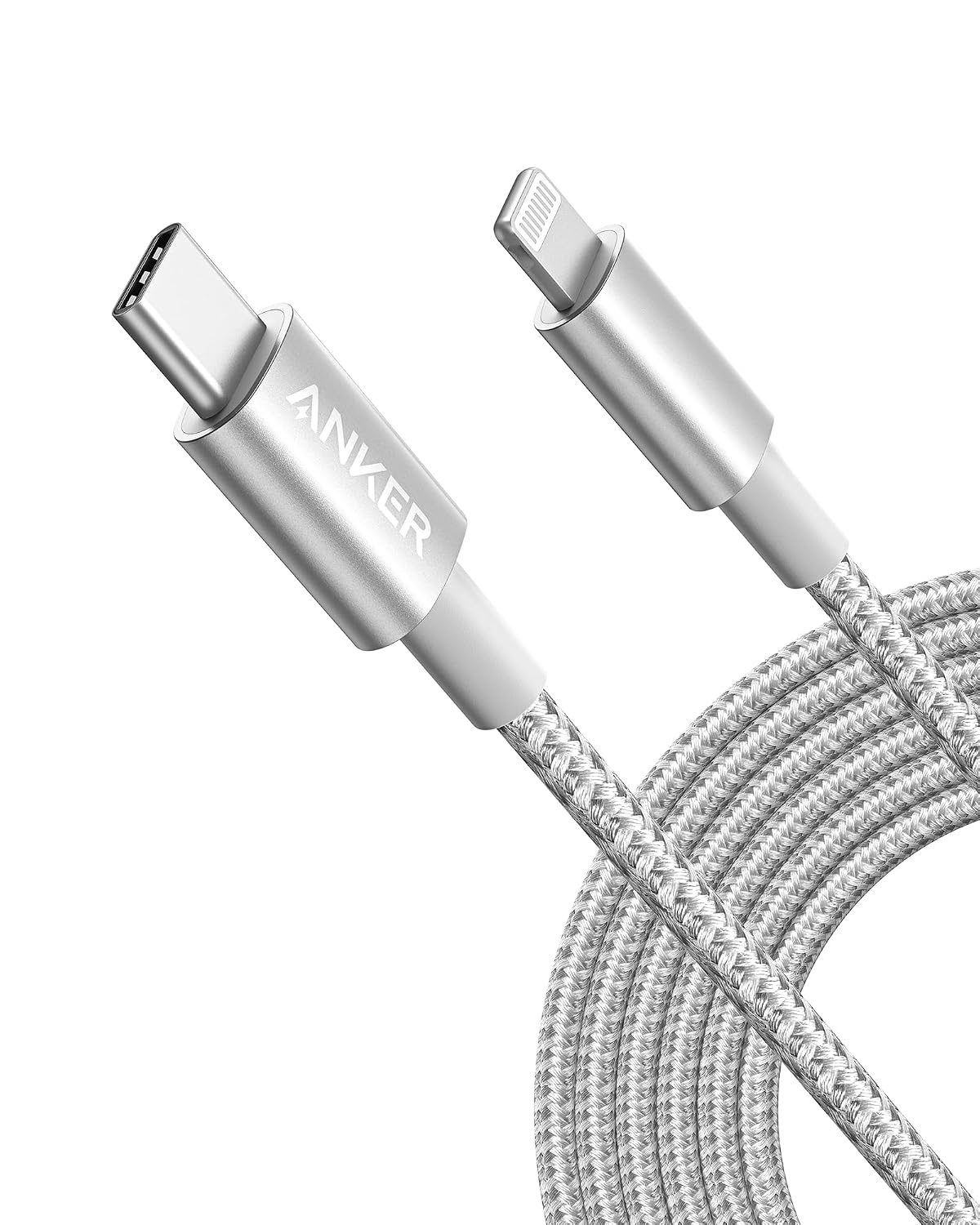 Anker New Nylon USB C to Lightning Cable, MFi-Certified Cord (6 ft, Black) | For iPhone 14 Series and More