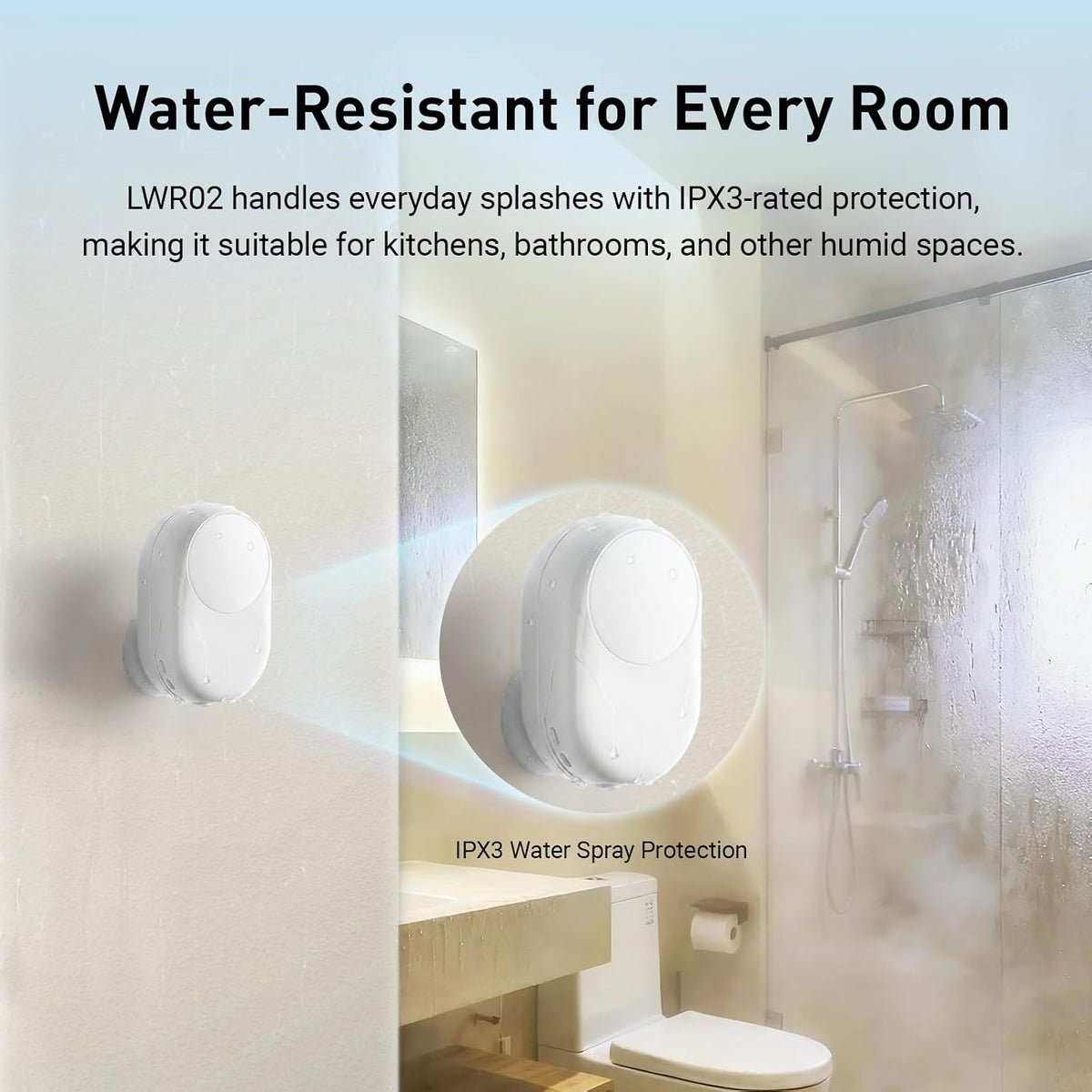 5-in-1 Presence Sensor LWR02, PIR + mmWave Radar, Matter Over Thread
