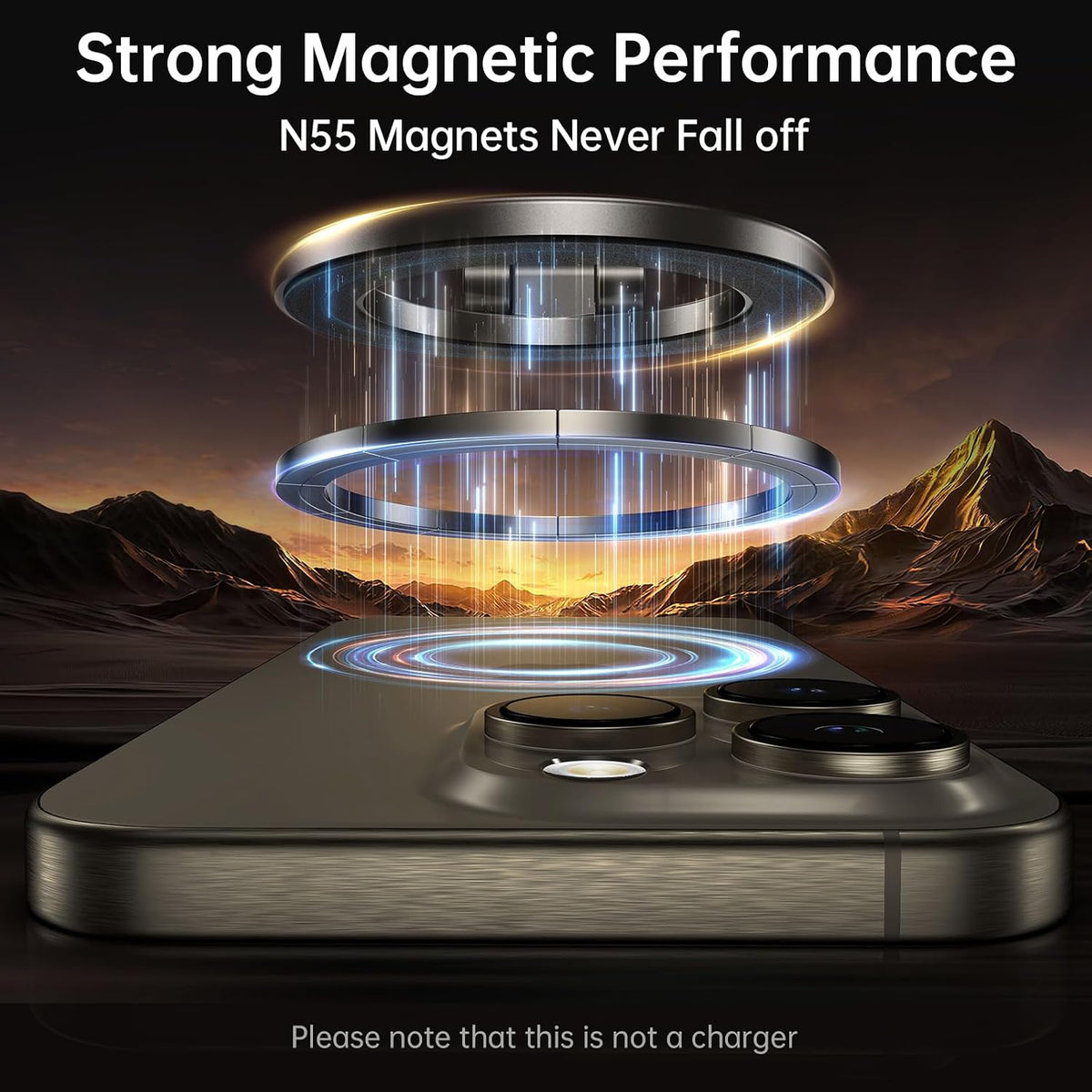 Syncwire Fits MagSafe Car Mount Magnetic Phone Holder for Dash and Tesla | Strong Magnets, All Metal, Flexible 3 Axis, 360° Rotation, Dashboard and Screen Support, For iPhone 17 16 15 14 Pro Max