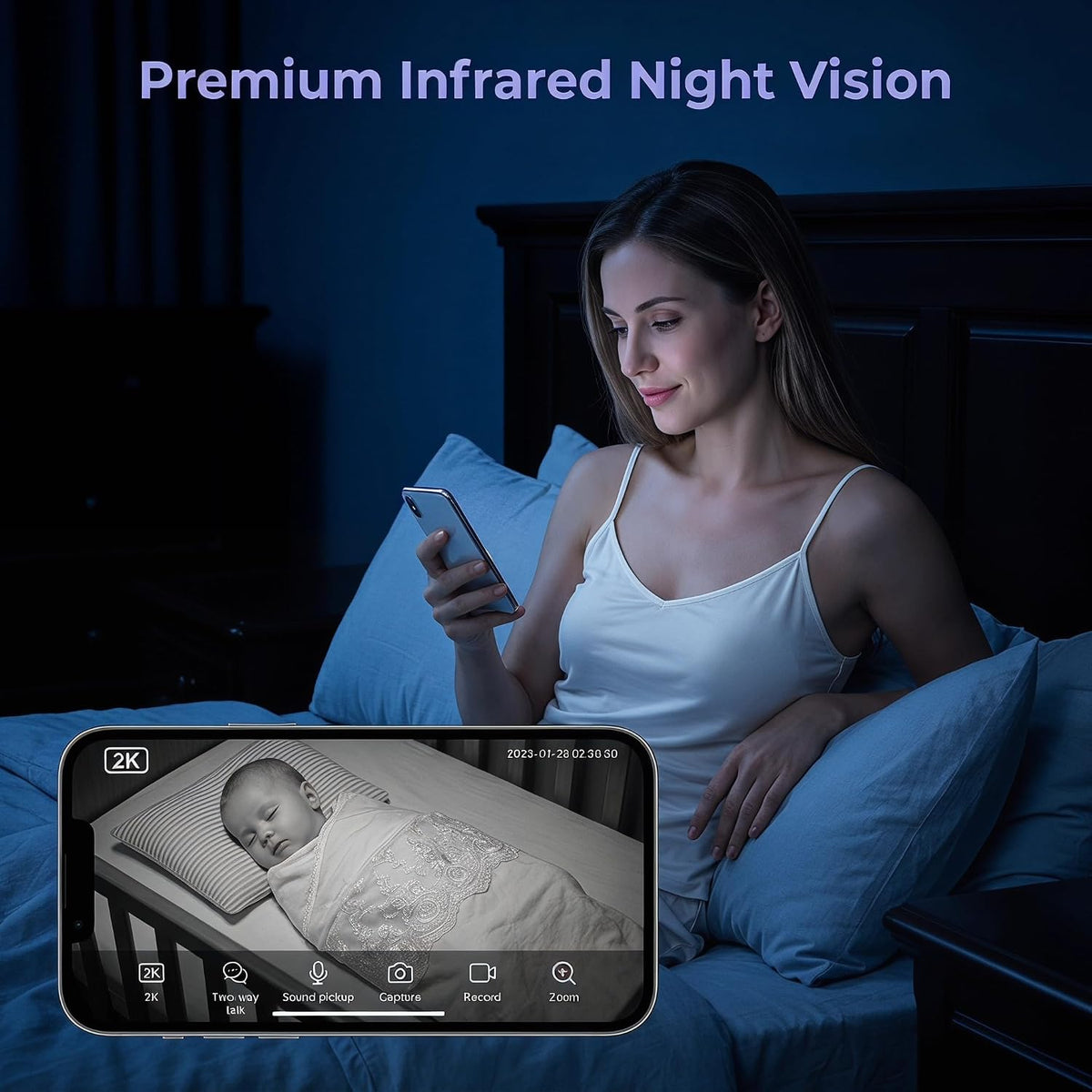 1080P Mini Hidden Camera Wireless, Indoor Security Camera with Motion Detection & Night Vision, App Control - Ideal Nanny Cam, Pet Monitor for Home Office