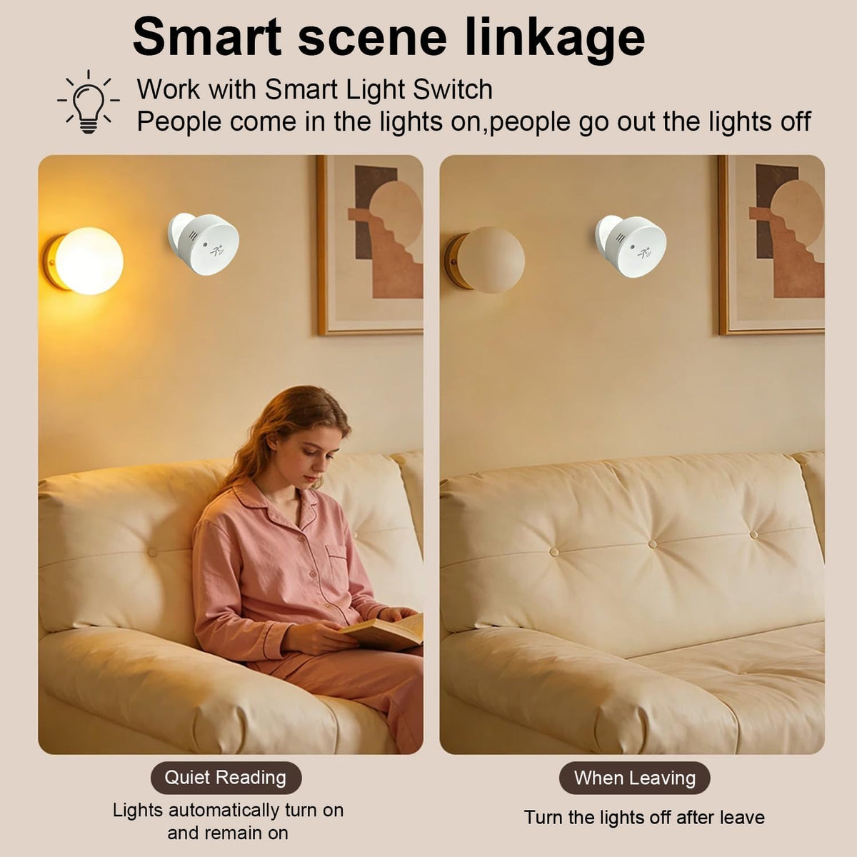 Zigbee Presence Sensor, Built-in Temperature, Humidity and Light Sensor