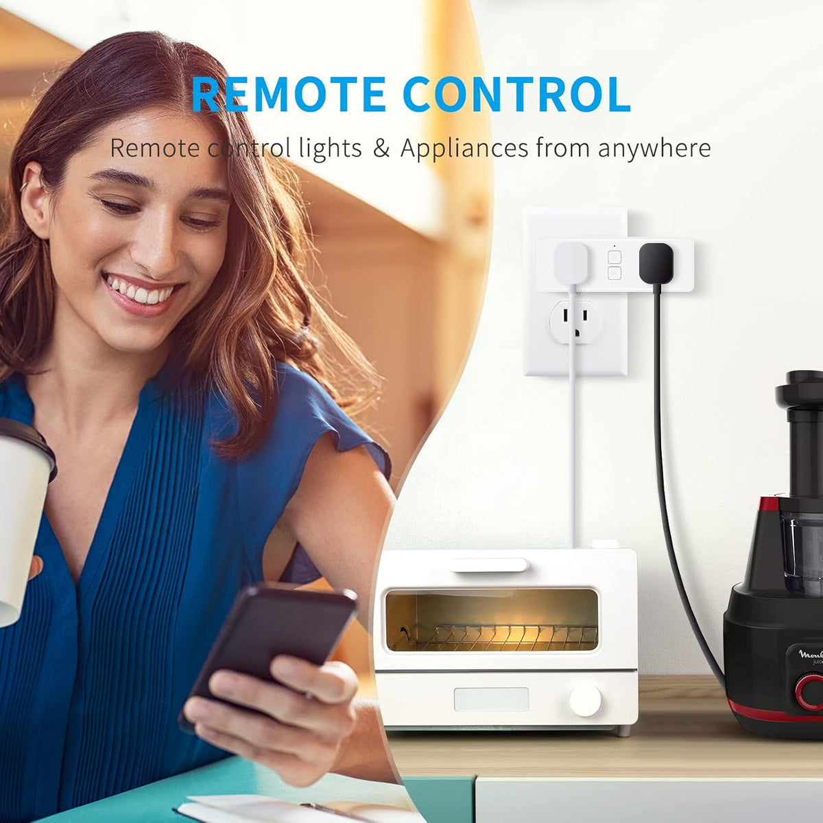 Dual Smart Plug 15A, Alexa & Google, Smartlife, 2.4 Ghz, ETL&FCC, 2-Pack