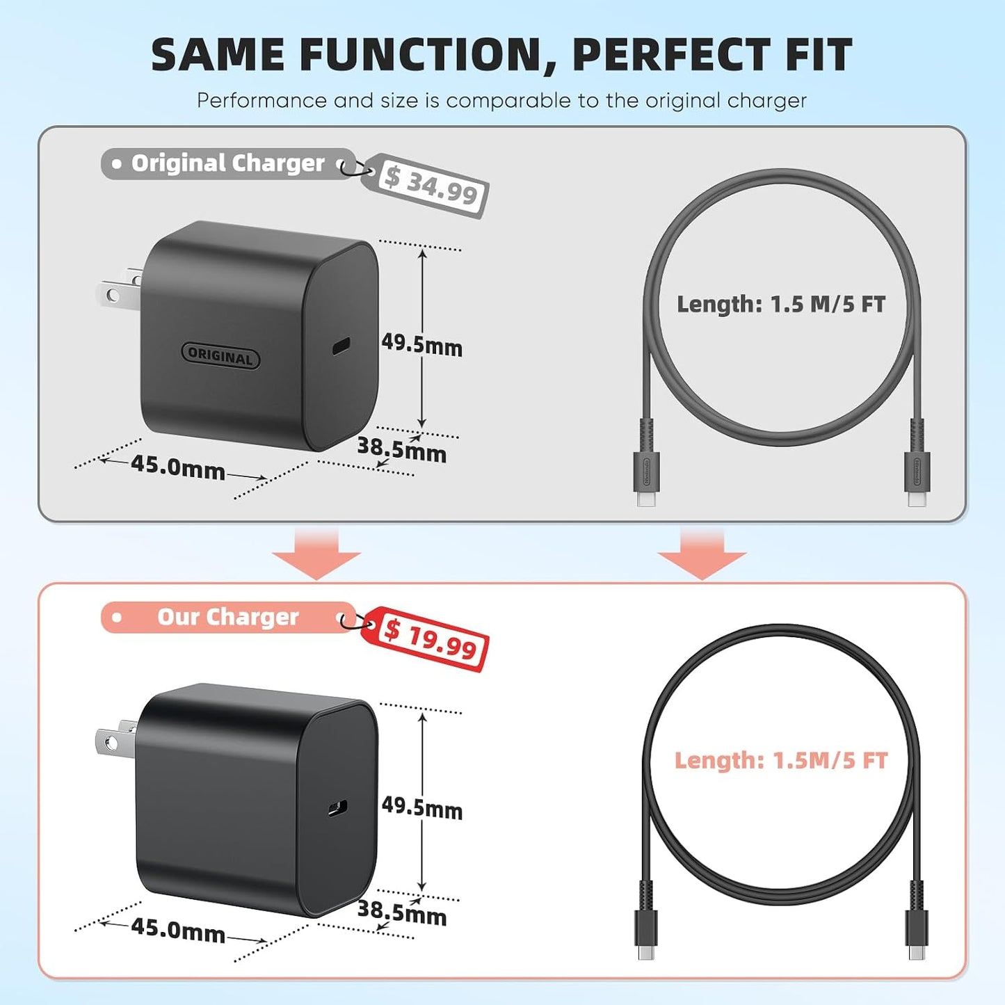 Switch 2 Charger - 60W AC Adapter for Nintendo Switch/OLED/Lite & Steam Deck/OLED, 5FT Charging Cable, Support 4K TV Dock Mode, Power Supply 20V/3A Fast Cord - Original Quality, Xbox 360 Console