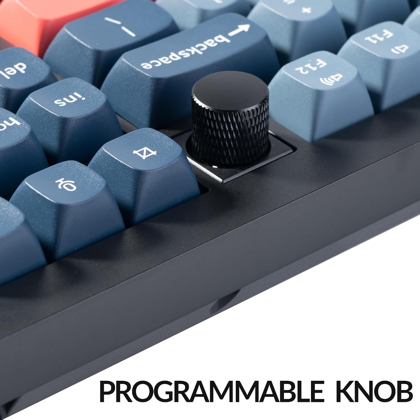 Keychron V6 Max Wireless QMK Mechanical Keyboard 2.4 GHz & Bluetooth | Full-Size Layout Custom with Hot-swappable Gateron Brown Switch RGB Backlight Compatible with Mac Windows Linux - Black