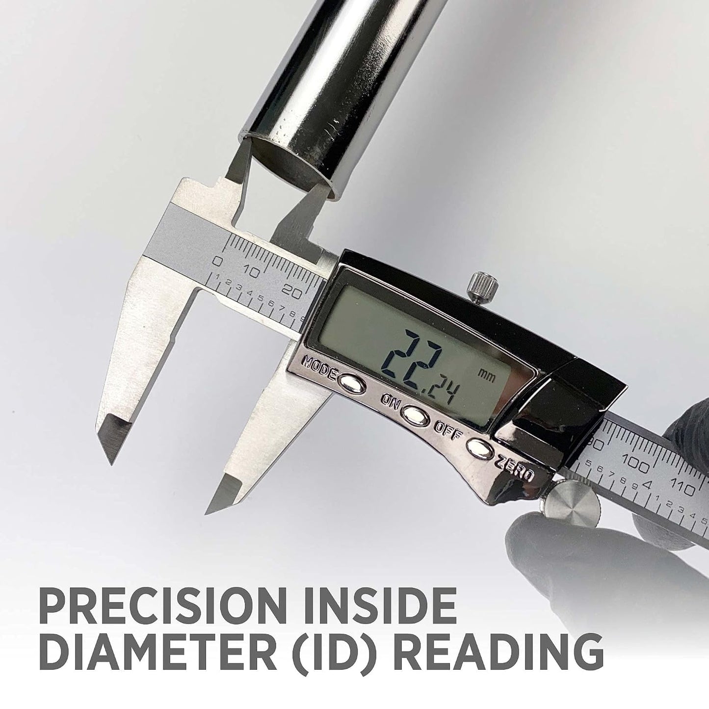 General Tools Digital Caliper #147-6" Precision Measuring Tool - Stainless Steel Ruler