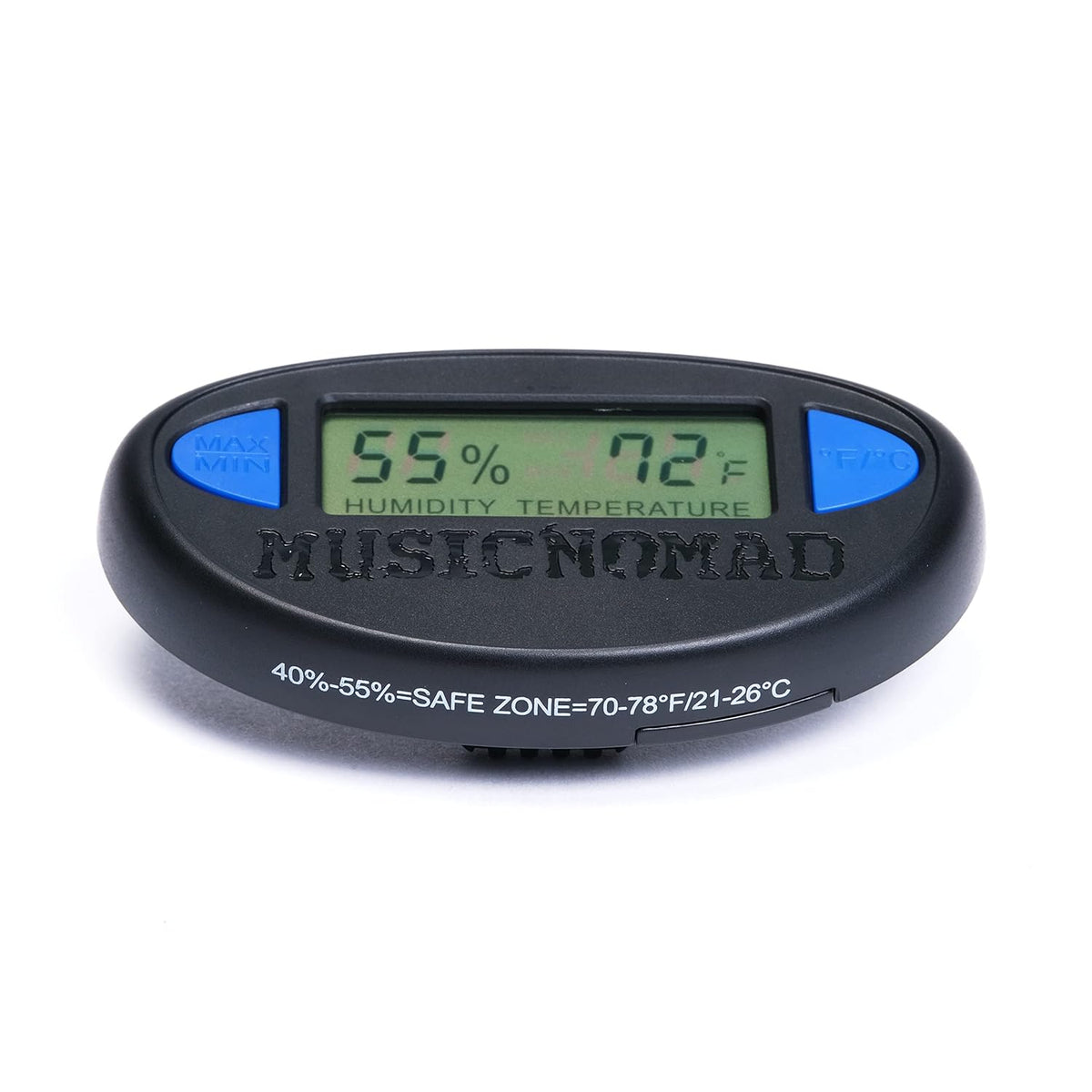 MusicNomad Hone Guitar Hygrometer Monitor Humidity & Temperature (MN312)