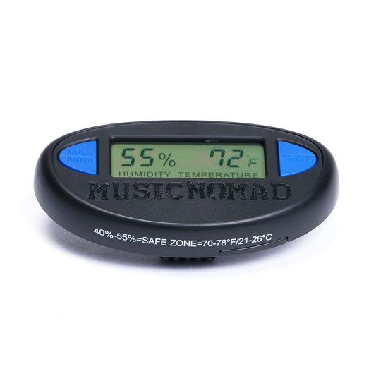 MusicNomad Hone Guitar Hygrometer Monitor Humidity & Temperature (MN312)