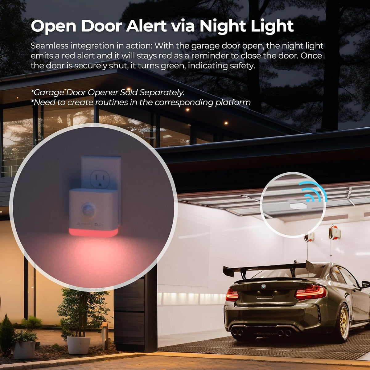 THIRDREALITY Smart Night Light-T,Support Matter Over Thread,3-in-1 RGB Color Night Light with Motion & Illumination Sensor,Local Control,Work with Home Assistant,Apple Home,Alexa,Google Home&Homey