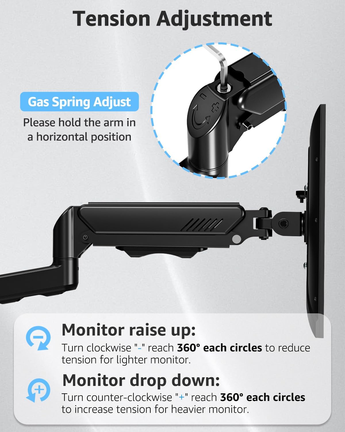 MOUNTUP Dual Monitor Wall Mount for 2 Max 32 Inch Computer Screen, Fully Adjustable Double Monitor Arm, Wall Mounted Monitor Holder Support 4.4-19.8lbs Display, VESA Bracket 75x75, 100x100