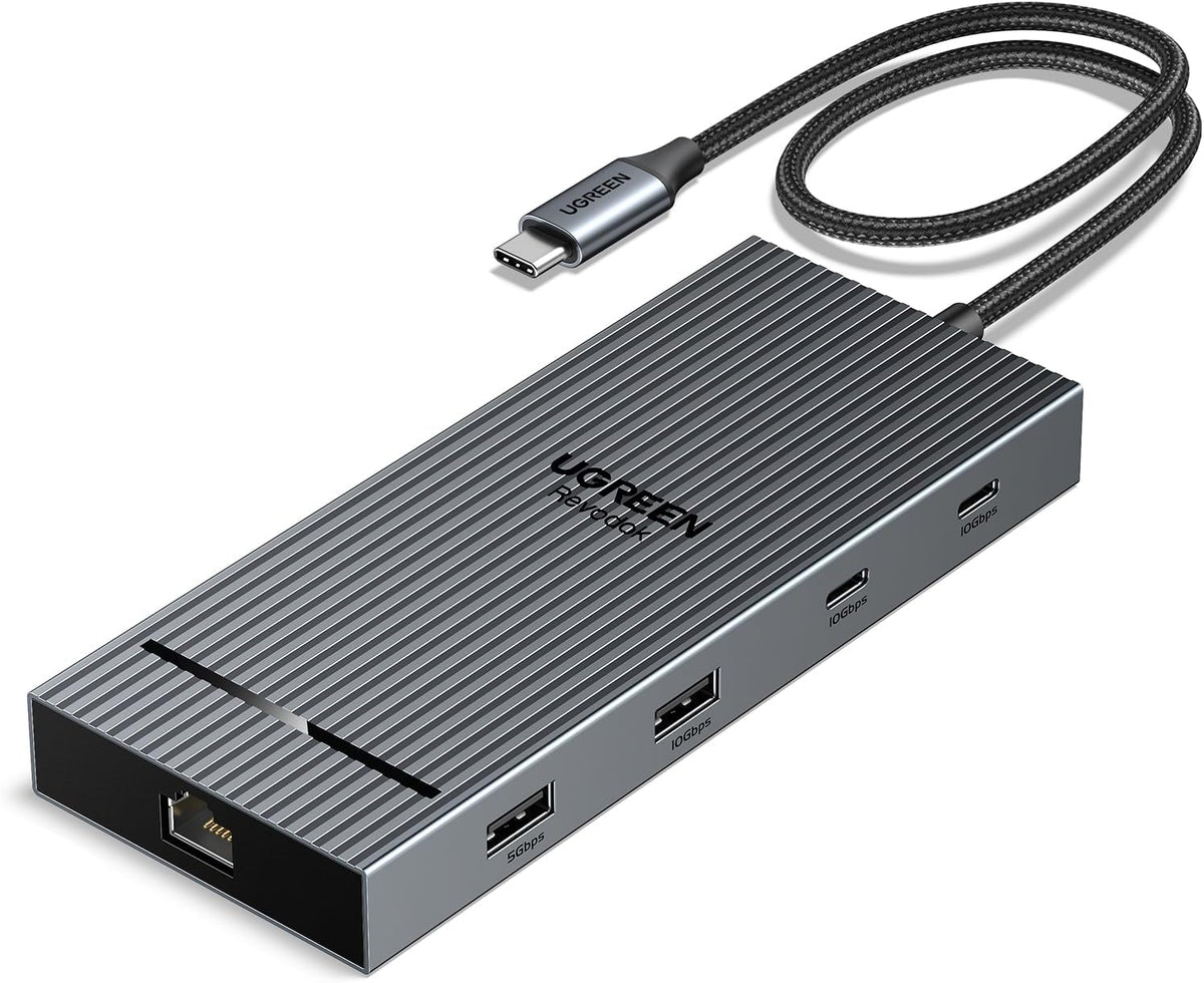 UGREEN USB C Docking Station Dual Monitor 4K@60Hz, 10-in-1 Dock with 2xHDMI