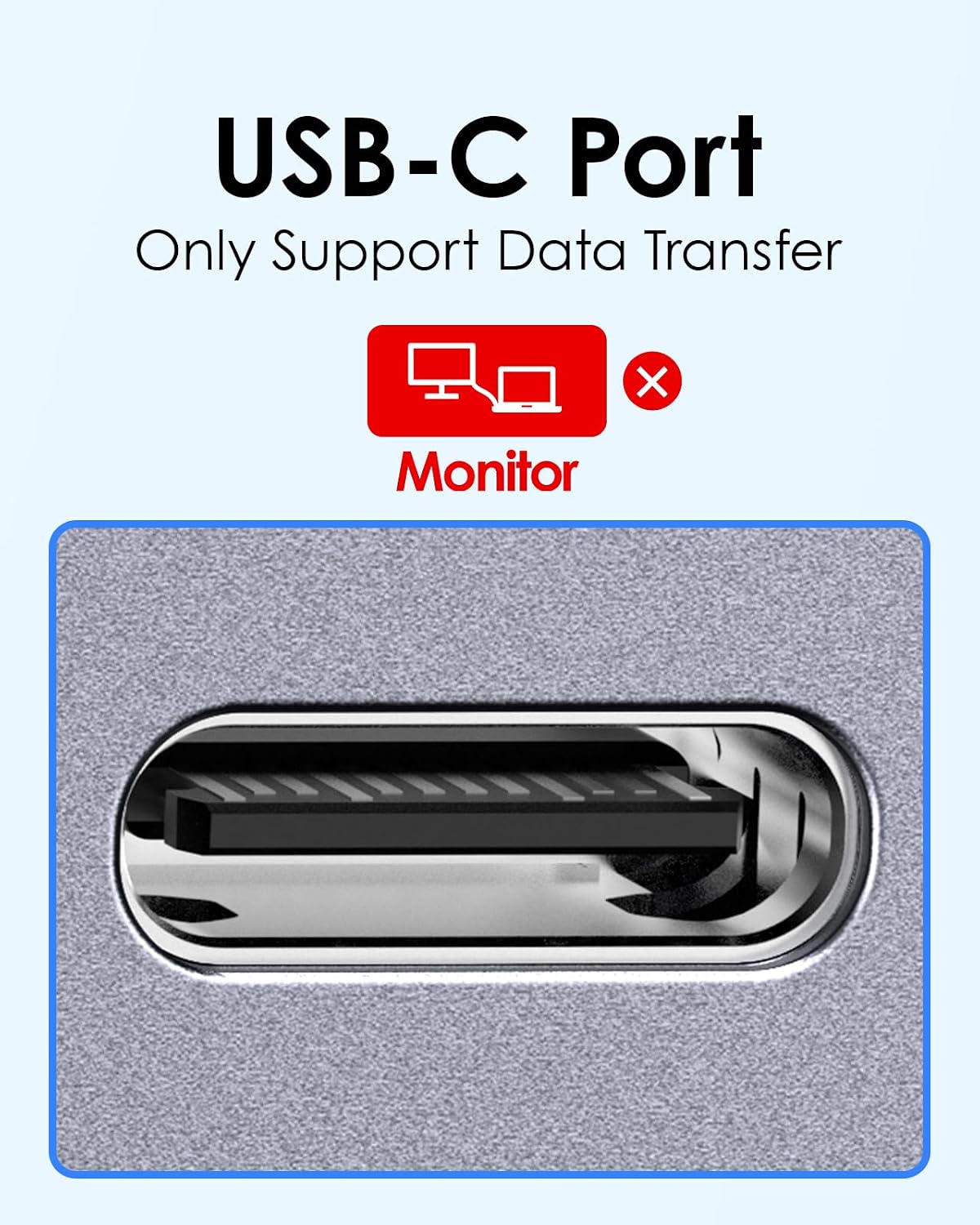 LENTION 6 in 1 USB C Hub 10Gbps, 4 USB-C 3.2 Gen 2 Ports, 4K@60Hz, 100W PD