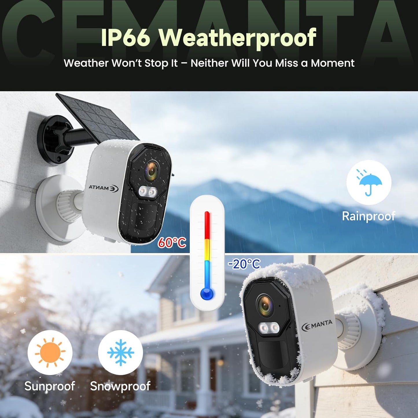 2.5K Security Camera Wireless Outdoor,Cameras for Home Security | Free Cloud Storage, 2.4G/5Ghz WiFi, AI Motion Detection with Spotlight & Siren Alarm, Color Night Vision, Weatherproof