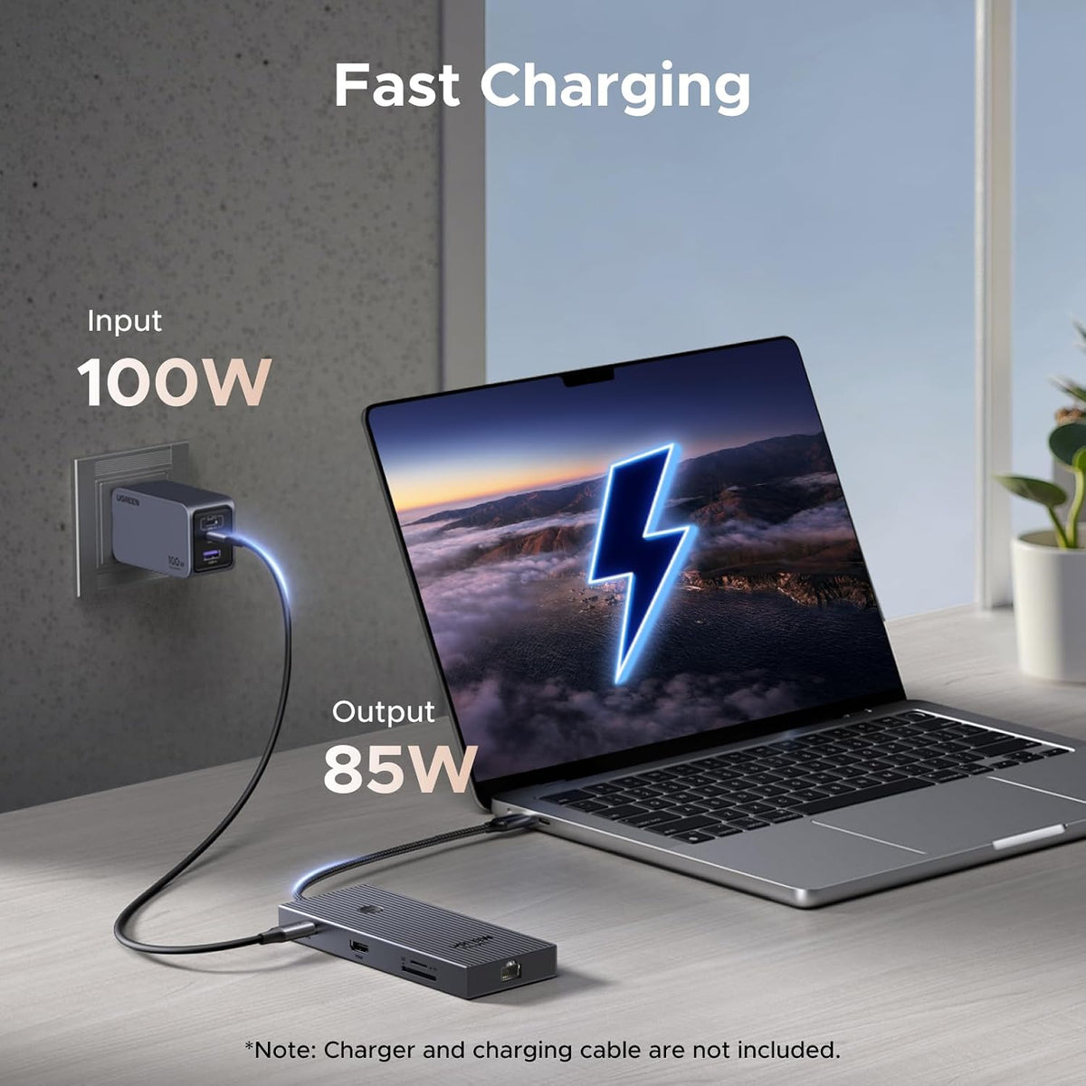 UGREEN Revodok Pro 9 in 1 USB C Hub Gigabit Ethernet Adapter 4K@60Hz HDMI