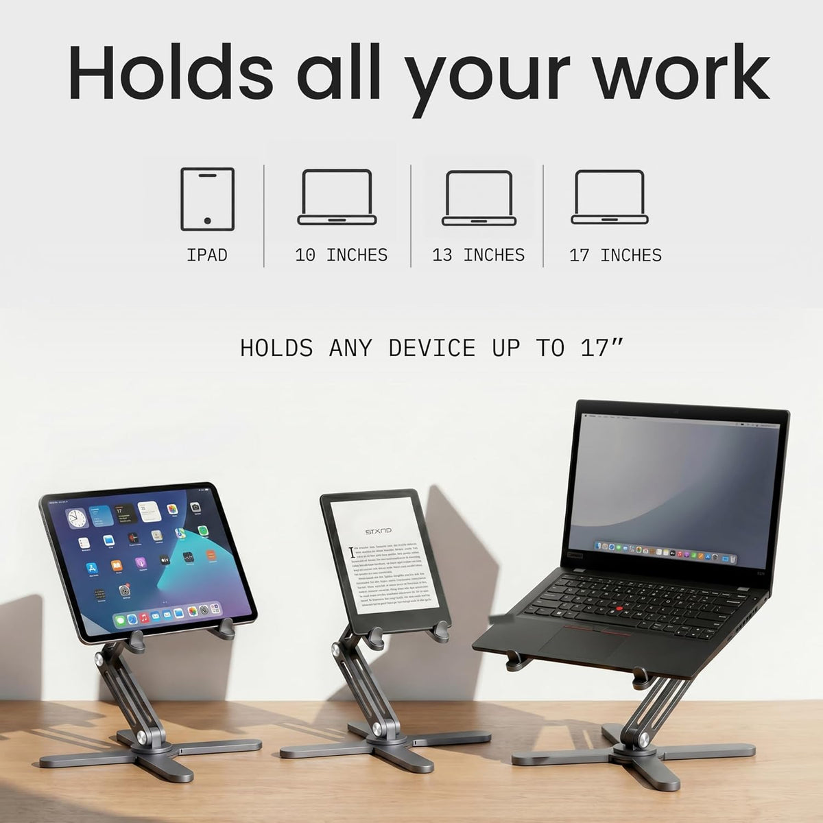 Model-X 2.0 Laptop Stand, Laptop Stand for Desk Adjustable Height