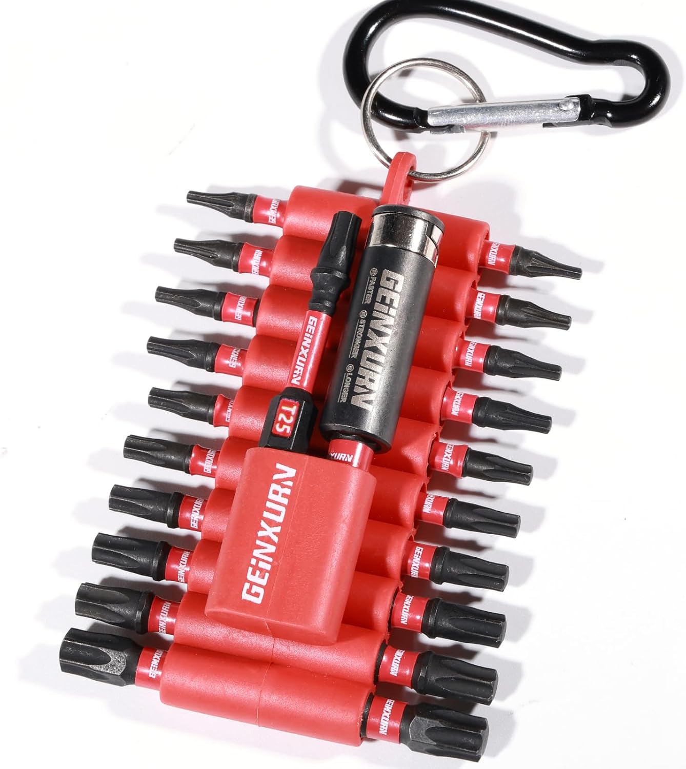 (PH/TORX/HEX/PZ/SQ/SL) Screwdriver Bits Set, 66 Pieces Impact 1”/ 2”Magnetic S2 Steel Multi Power Insert Driver Bits and 3Pc Bit Holder with Organizer Sleeve